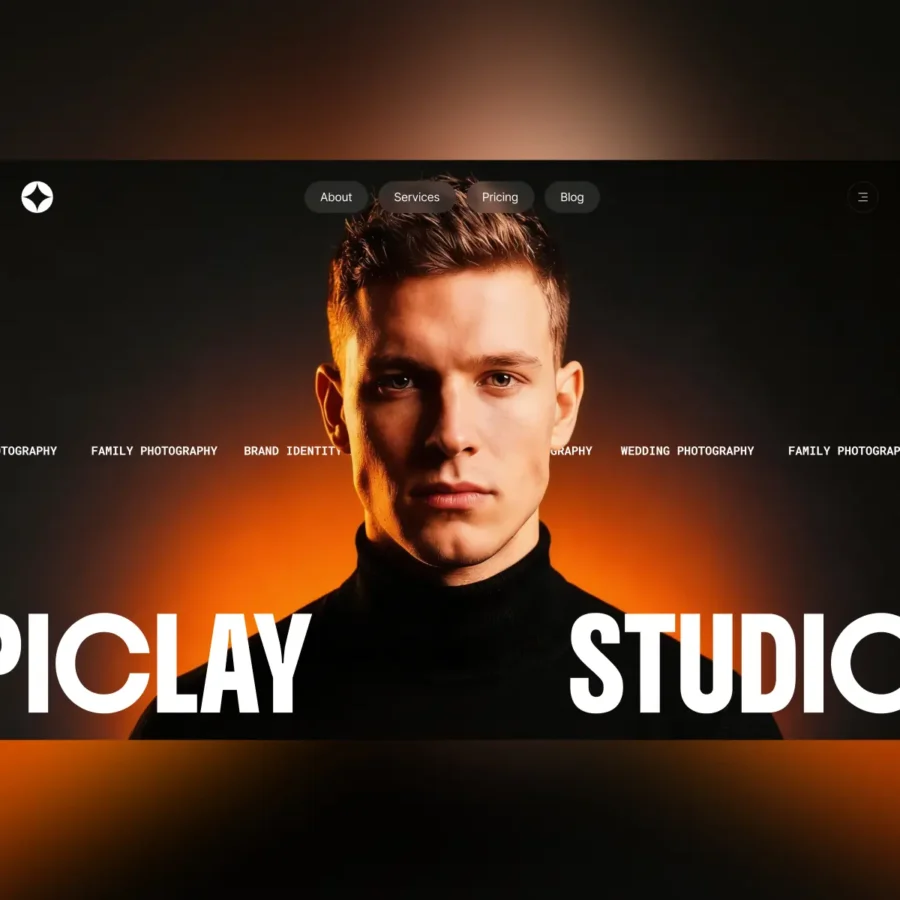 Piclay — Photography & Portfolio Template — Ui Hive Framer Template