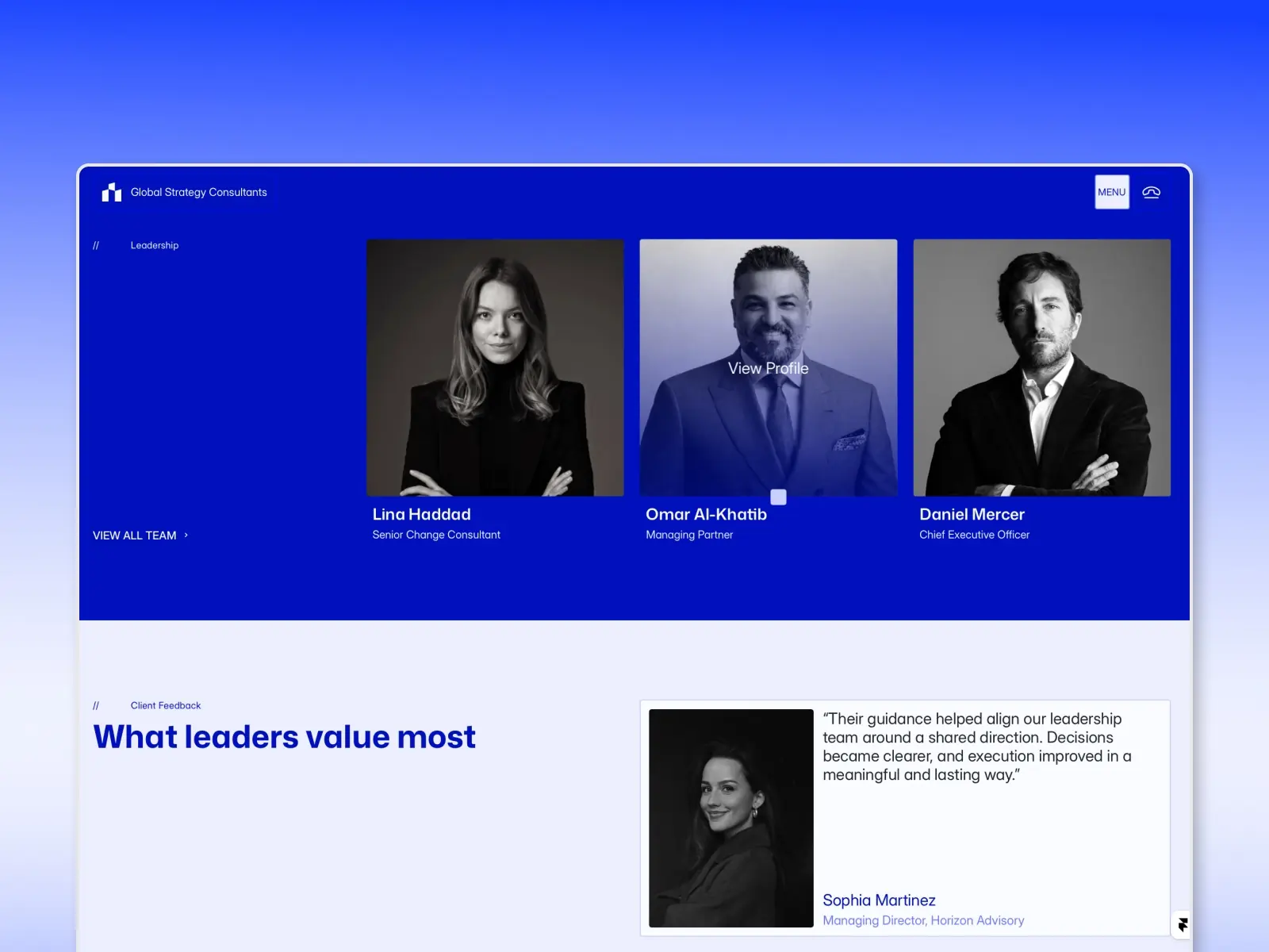Pillarum — Consulting & Advisory Template