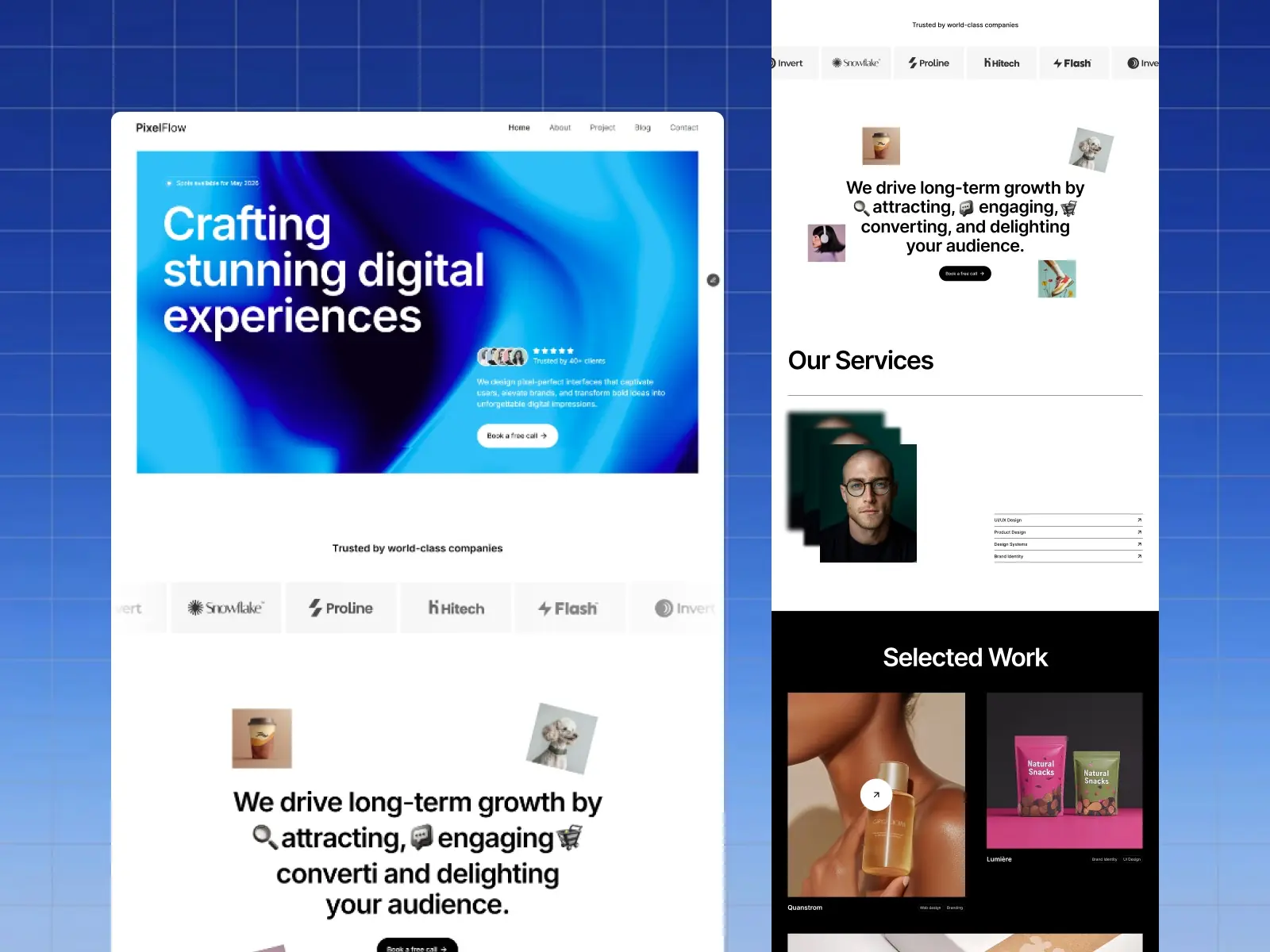 Pixelflow — Best Portfolio Template