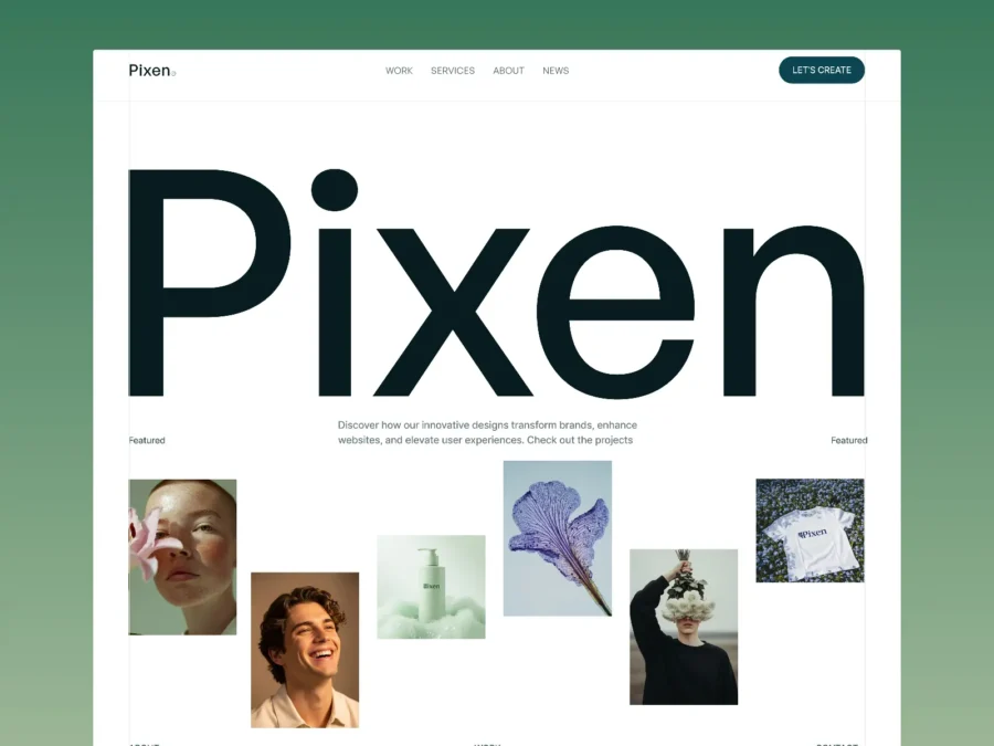 Pixen — Agency Template — Framigo Studio Framer Template
