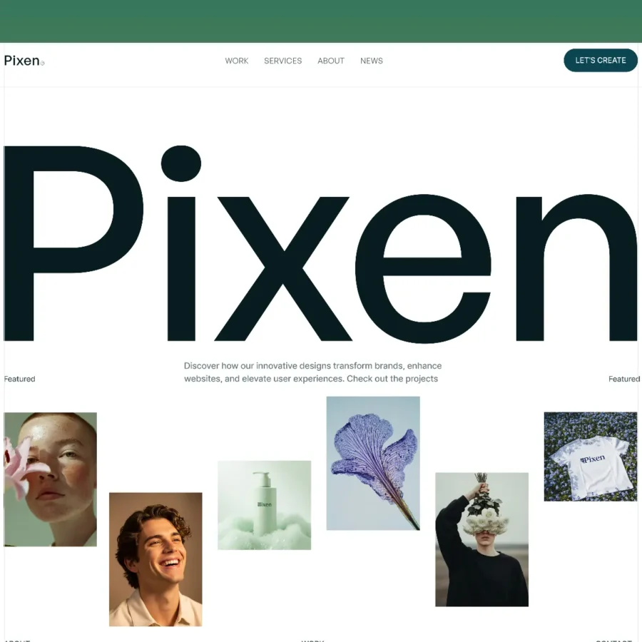 Pixen — Agency Template — Framigo Studio Framer Template