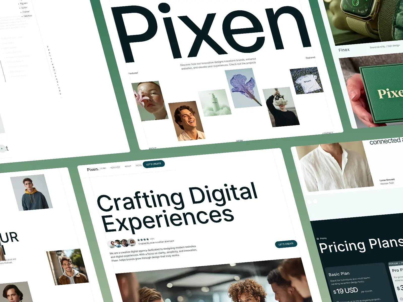 Pixen — Agency Template