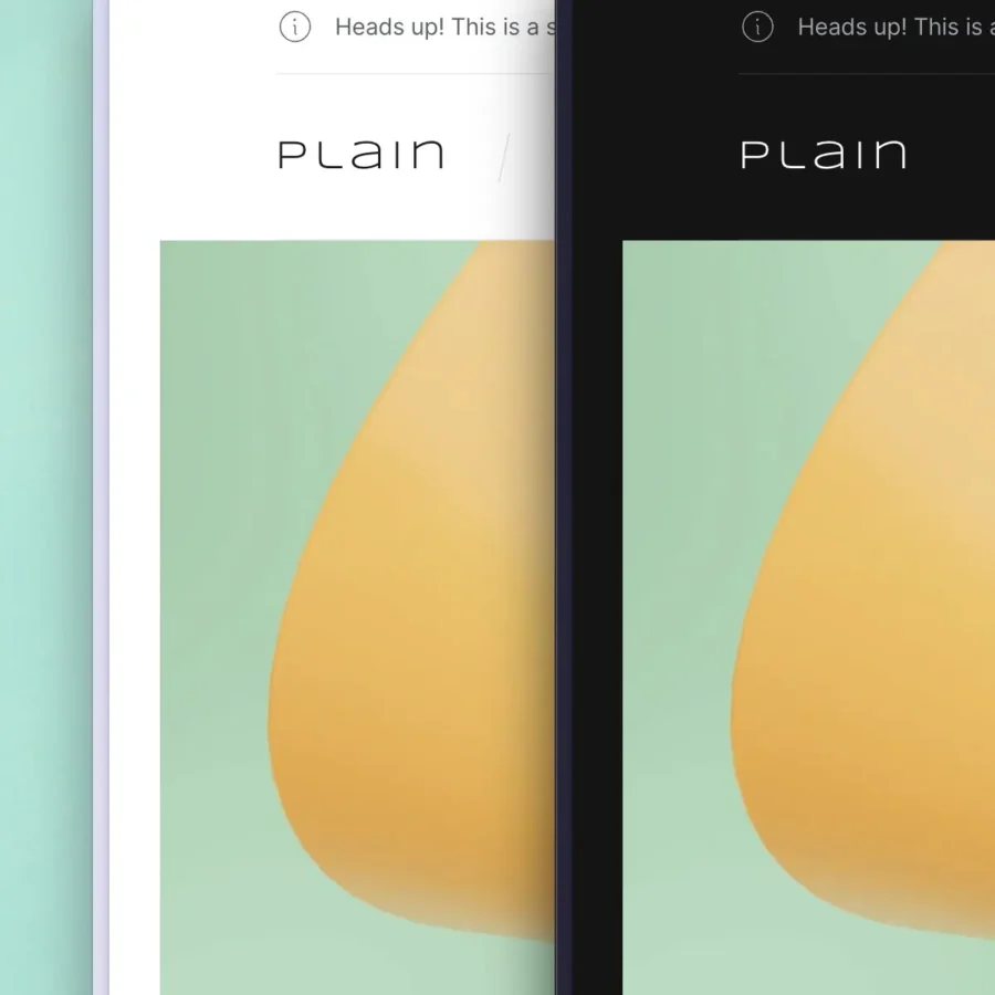 Plain — Portfolio Template — Huseyin Emanet Framer Template