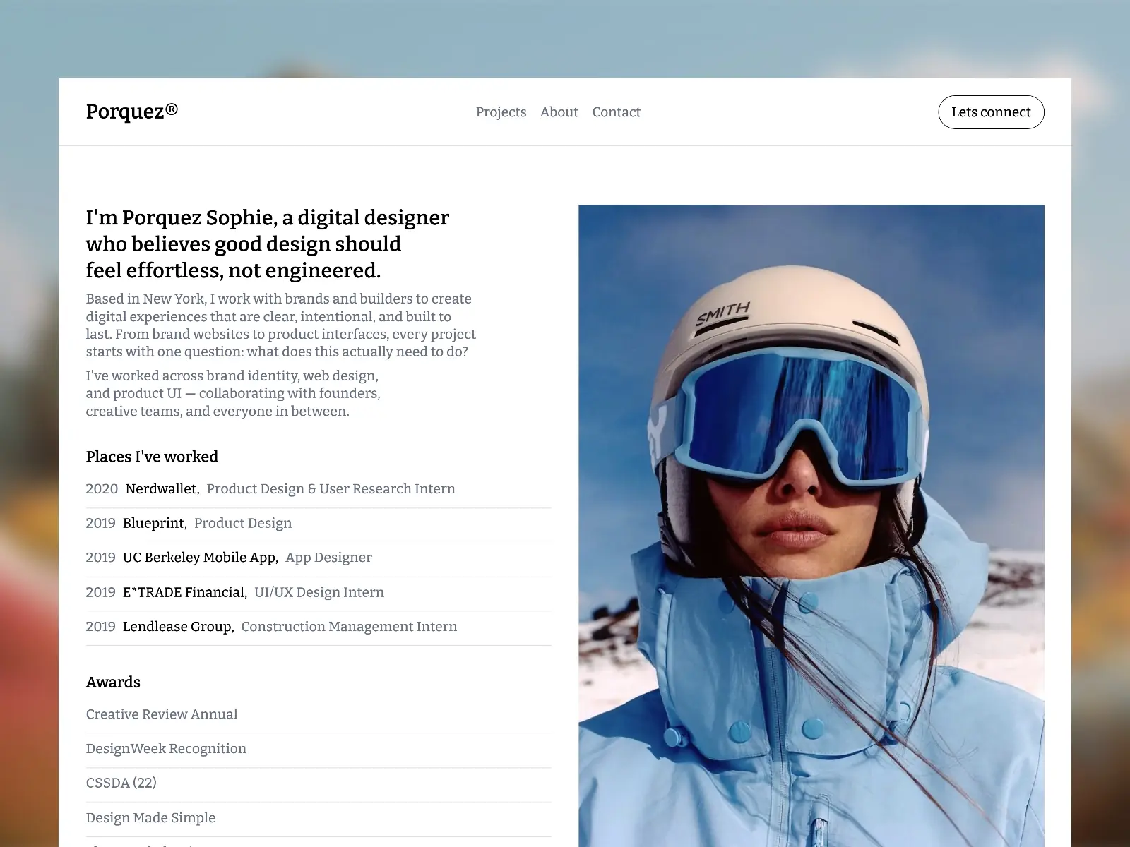 Porquez — Minimal Premium Portfolio Template