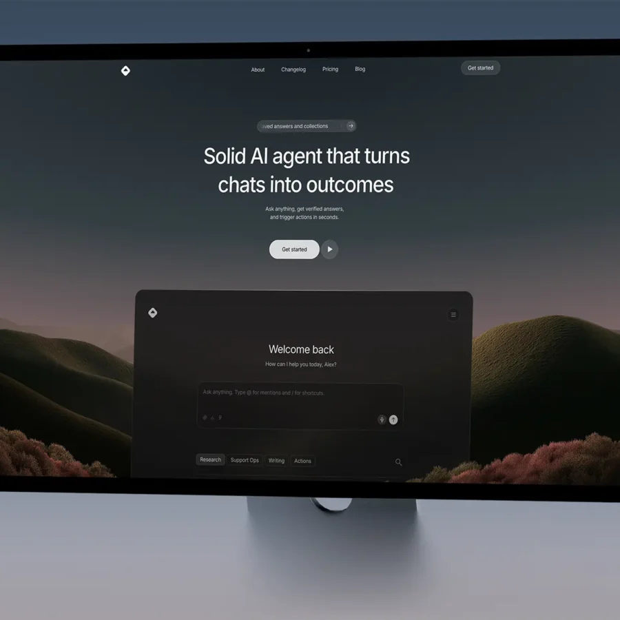 Powder — Premium website for AI startups — Easyfast Framer Template