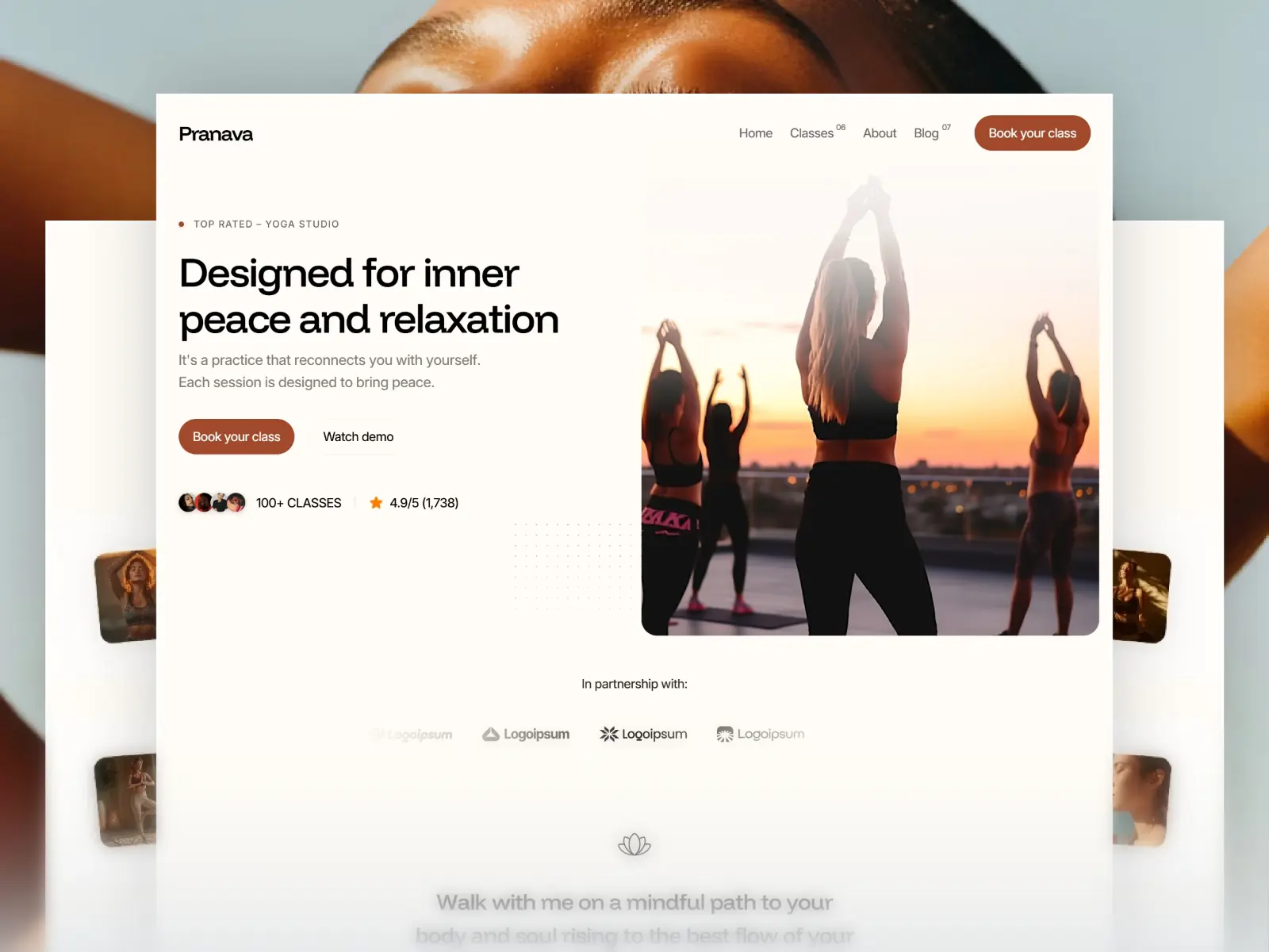 Pranava — Free Framer Yoga Template — Mudasir Hussain Framer Template