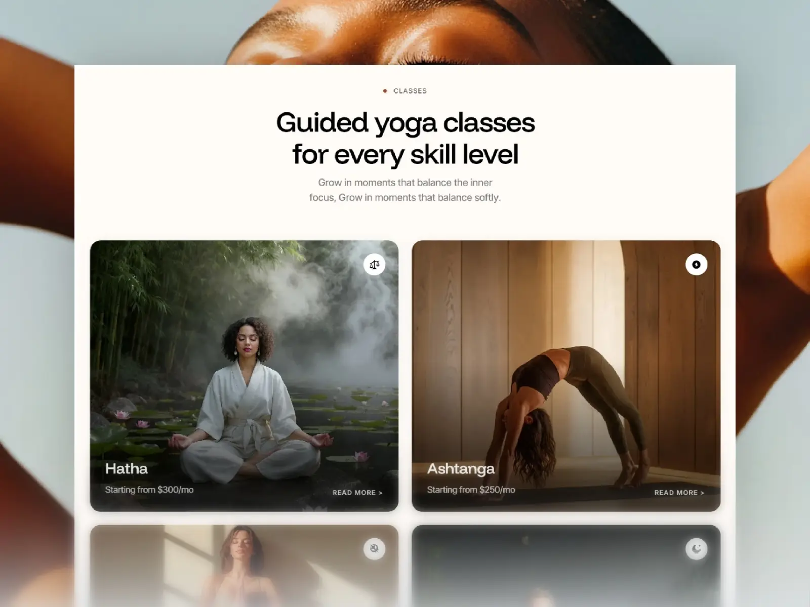 Pranava — Free Framer Yoga Template