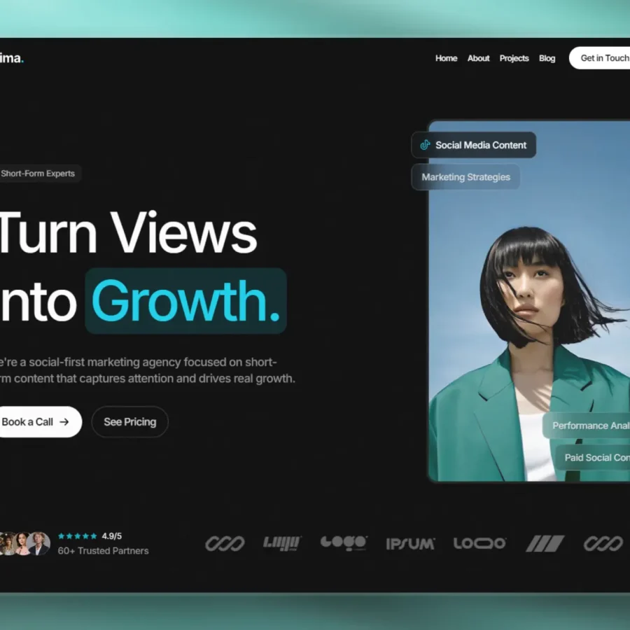 Prima — Digital Marketing Agency Template — Thaer Swailem Framer Template