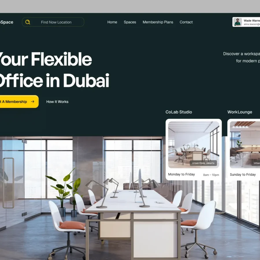 Pro Space — Modern coworking space for teams — Framer Dev Framer Template