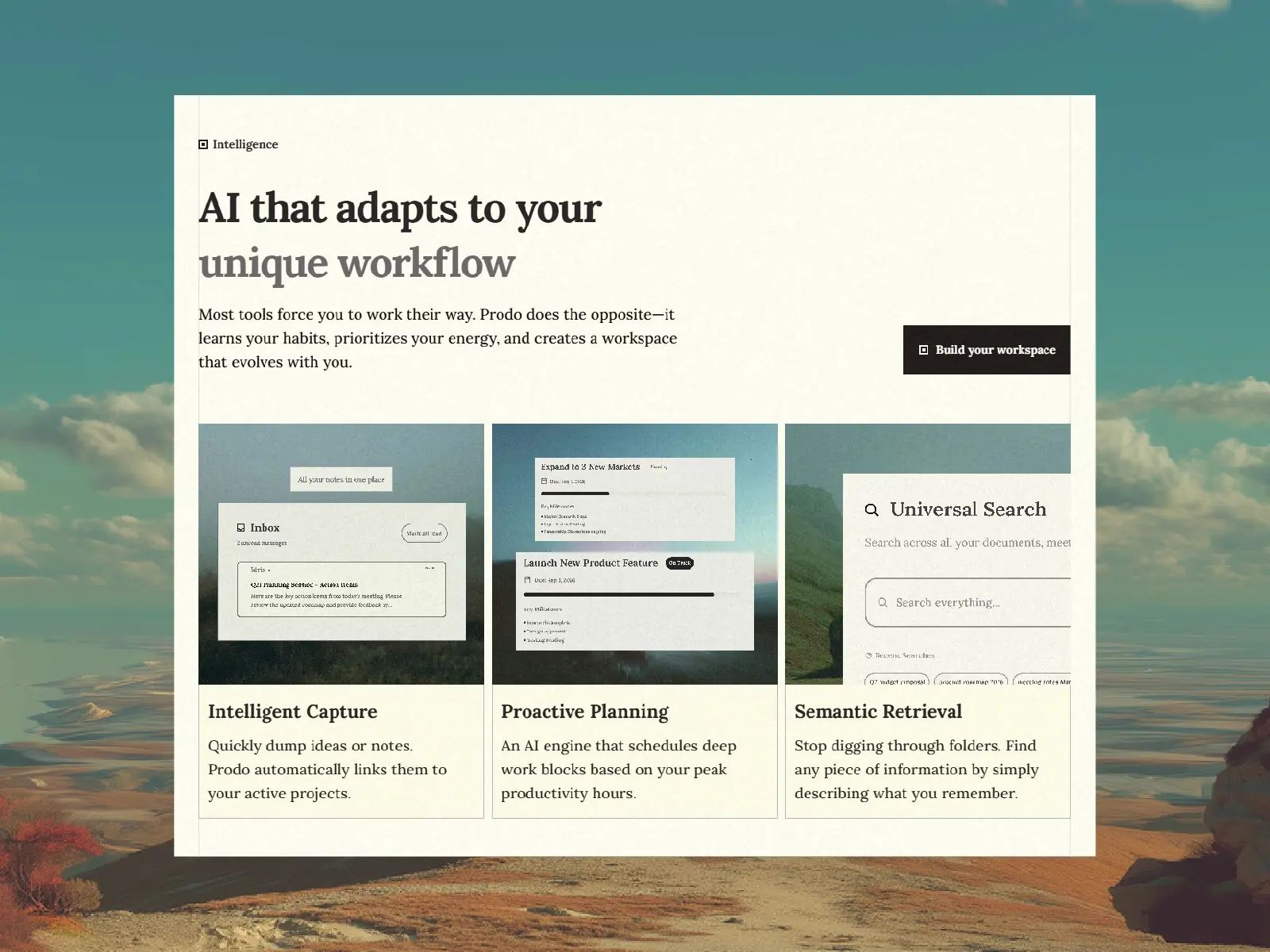 Prodo — AI Template