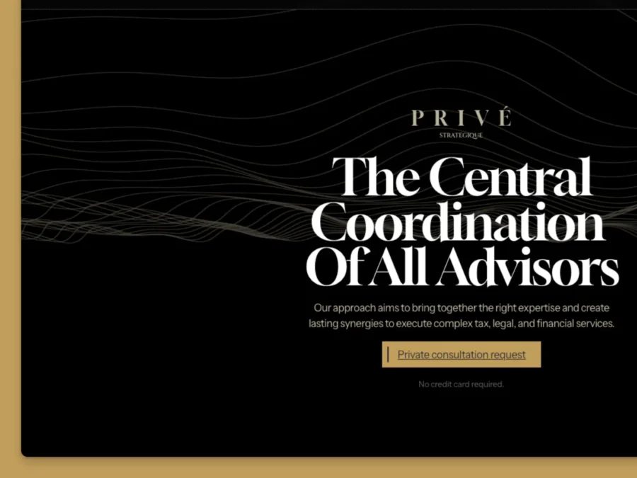 PXPrivé — Privé Stratégique Advisor Template — pperry panwat s Framer Template