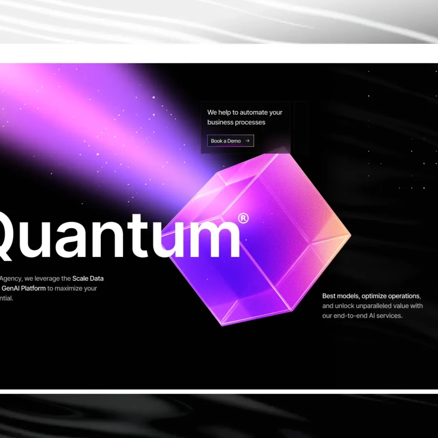 Quantumm — Best AI Agency Template. — Design Tick Framer Template
