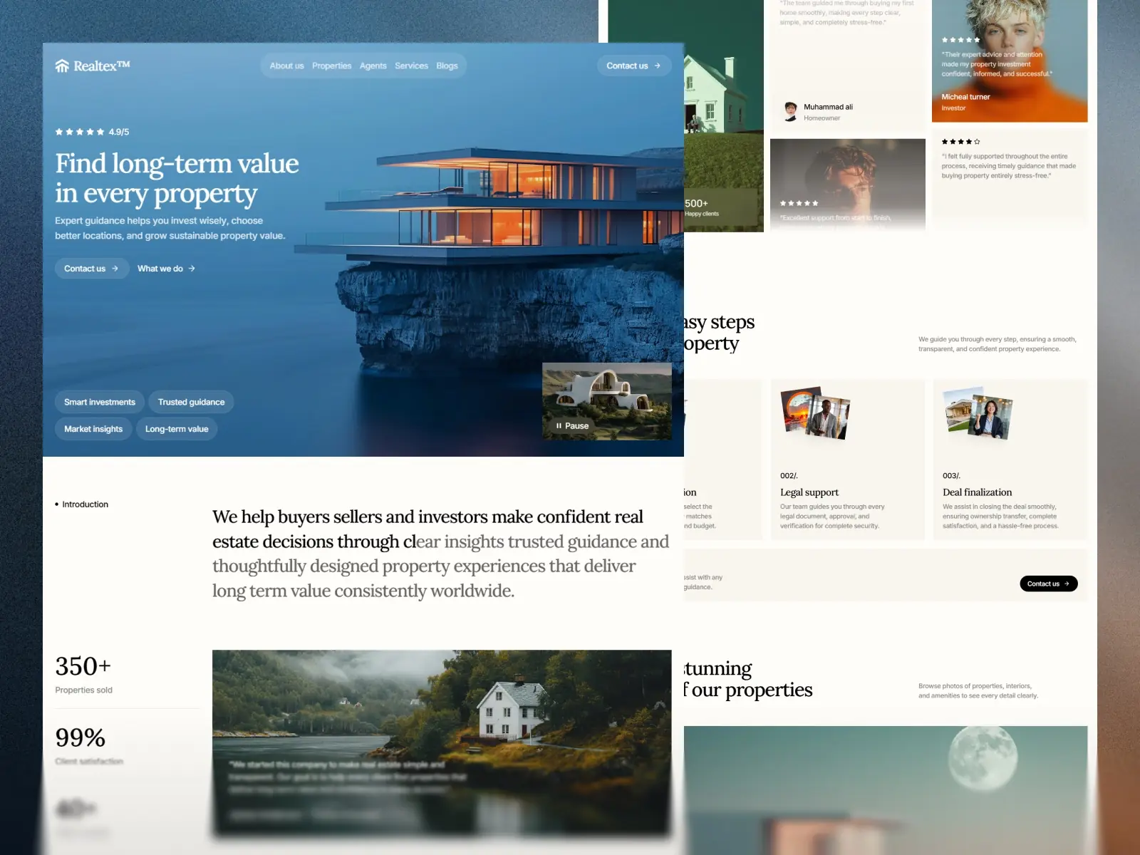 Realtex — Real Estate Framer Template