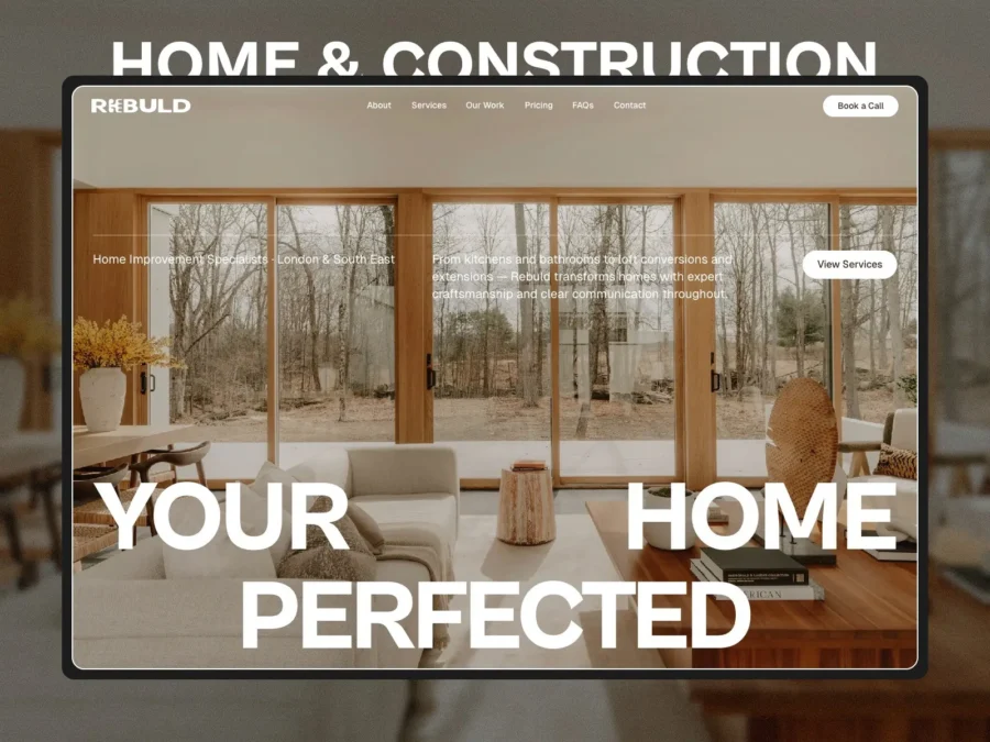 Rebuld — Construction & Renovation Template — Irem Geldry Framer Template