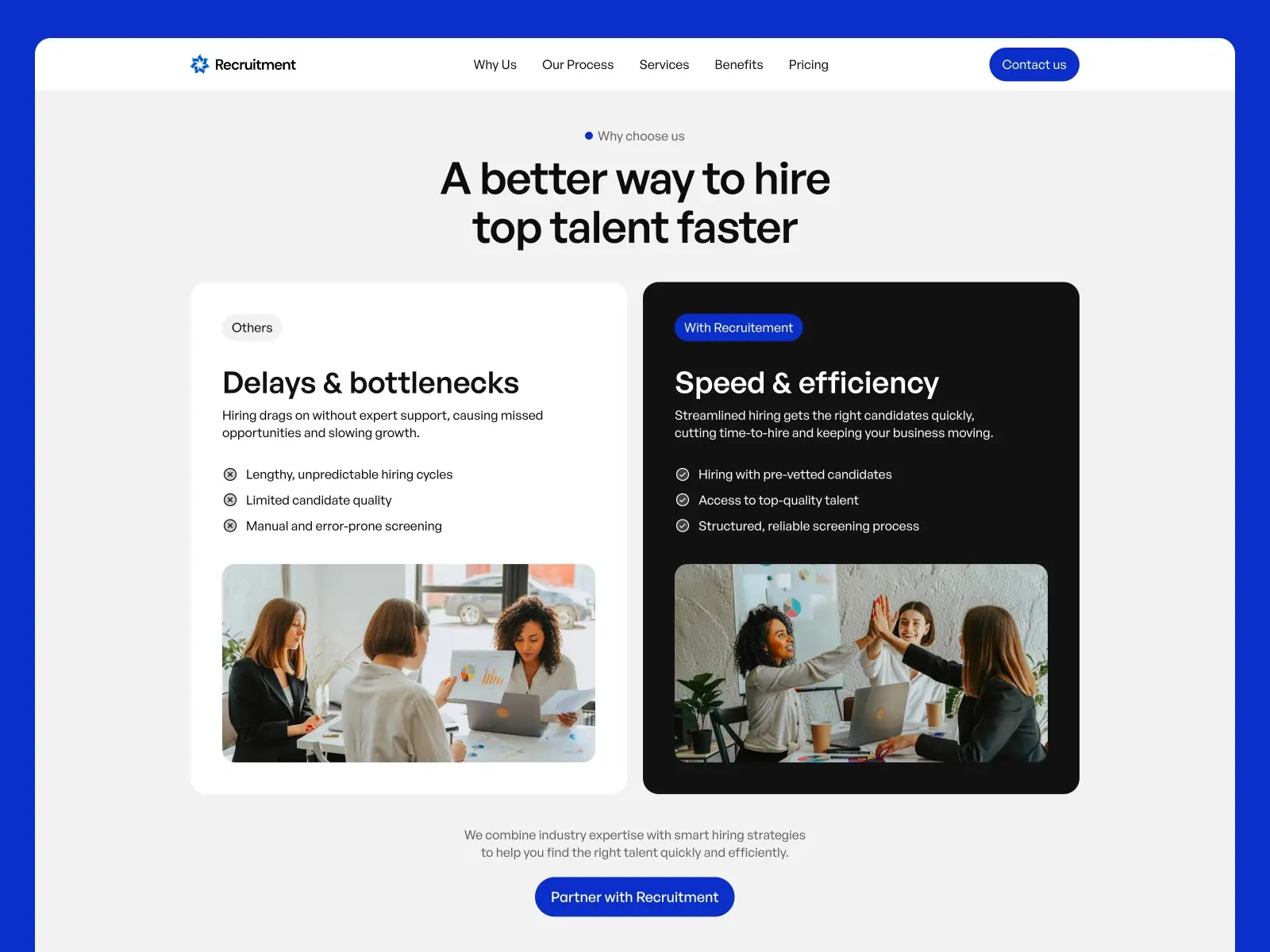 Recruitment — Professional consulting template