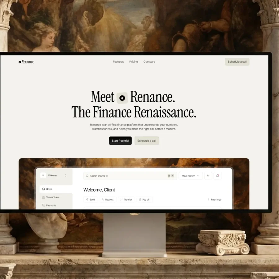 Renance — High-Converting SaaS Template — Lazar Filipović Framer Template