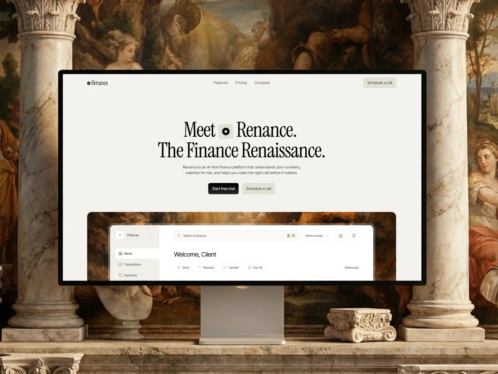 Renance — High-Converting SaaS Template — Lazar Filipović Framer Template