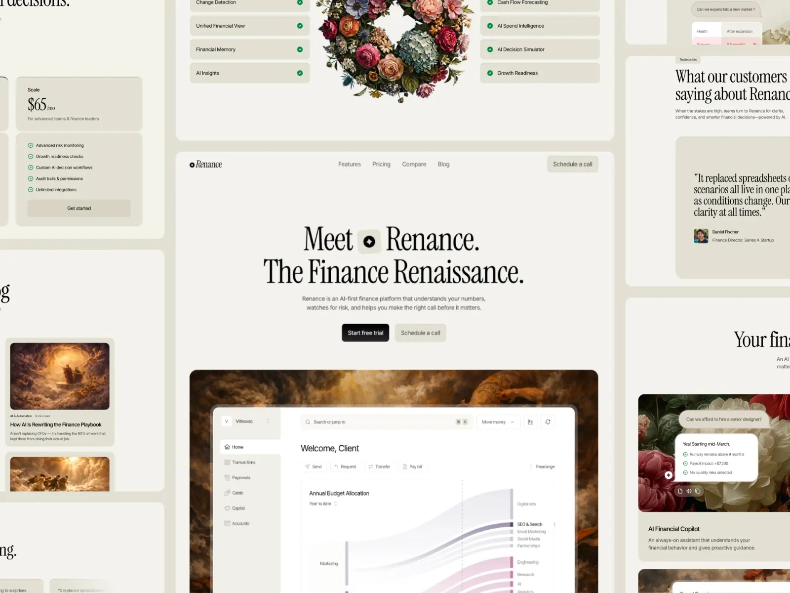 Renance — High-Converting SaaS Template