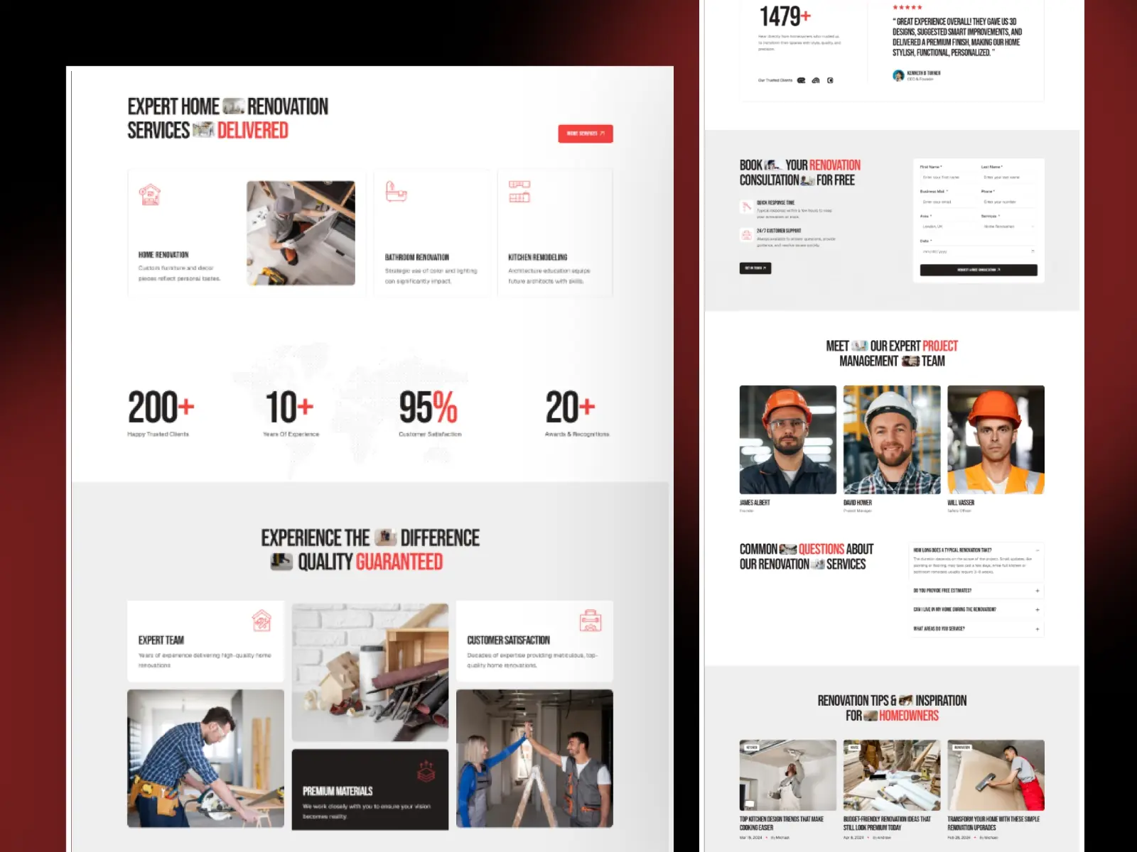Rennox — Home Renovation Framer Template