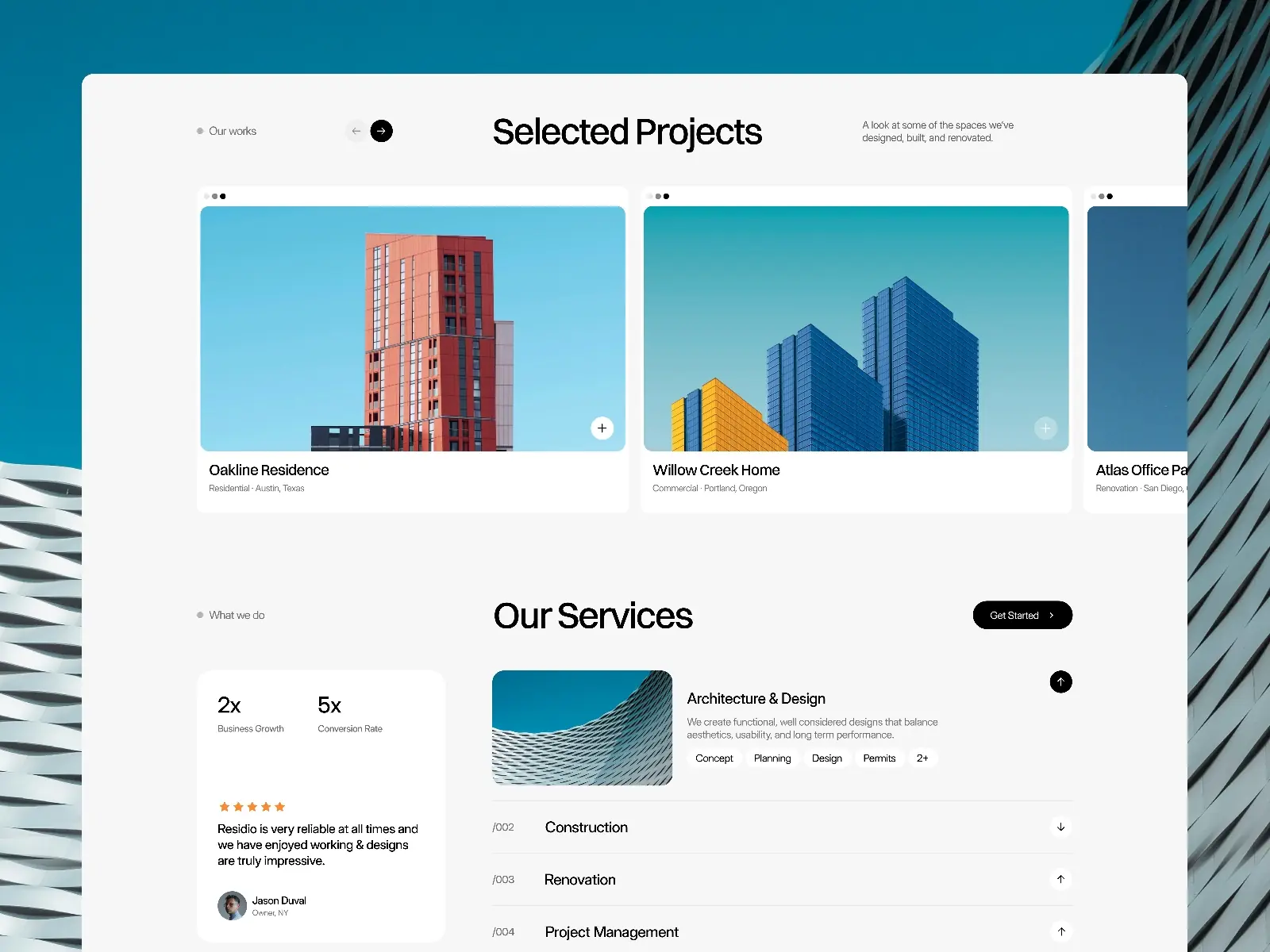 Resido — Made For Building Brands & Space