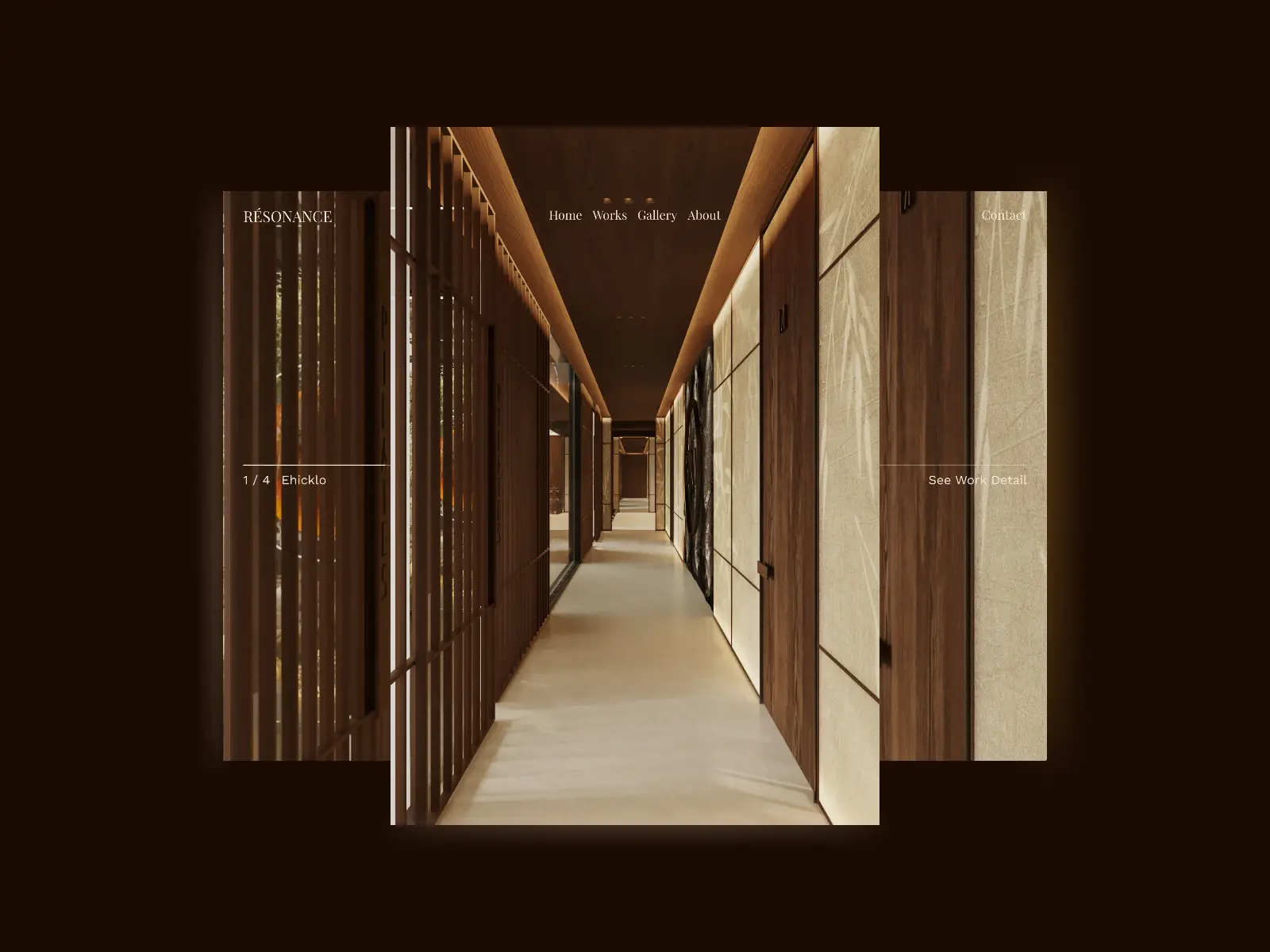 Résonance — Interior Design & Architecture — Victoria Khomyshynets Framer Template