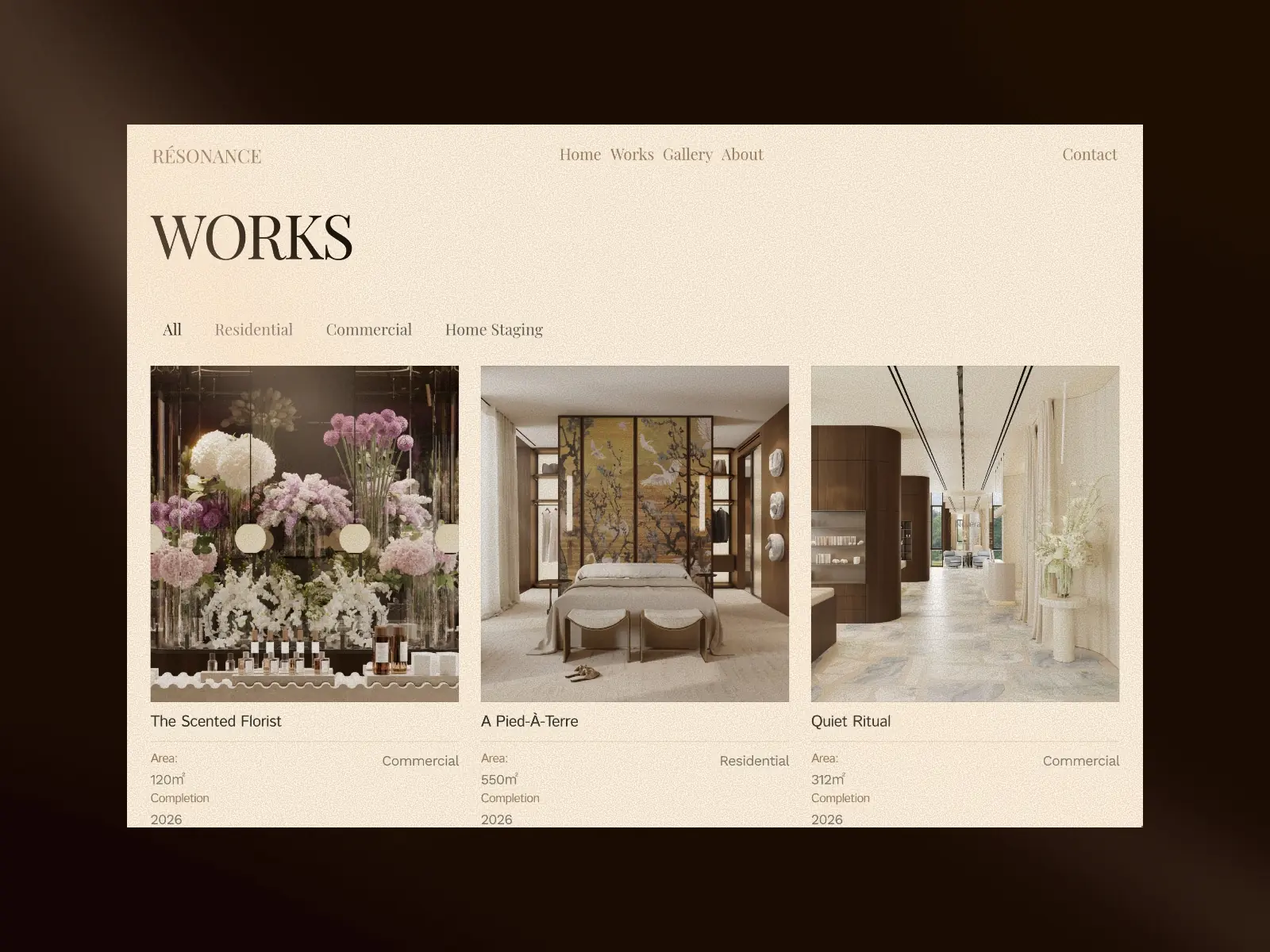 Résonance — Interior Design & Architecture