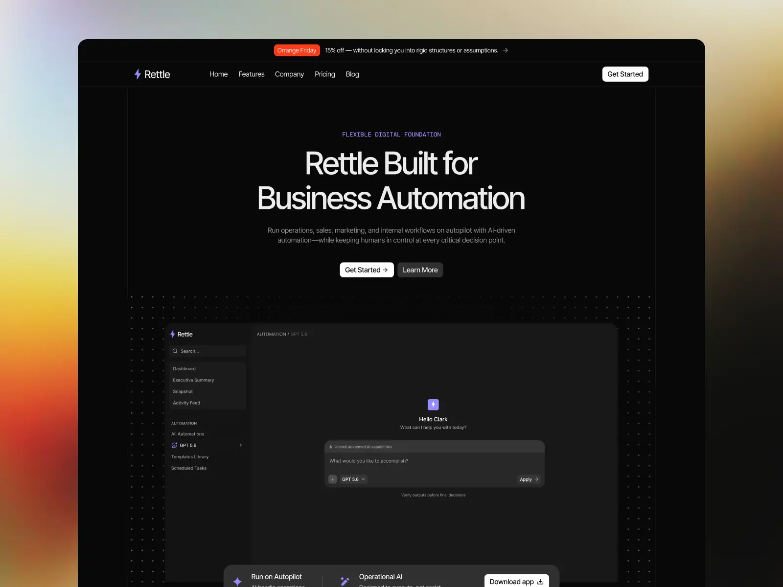 Rettle — SaaS Framer Template — OfScale Framer Template