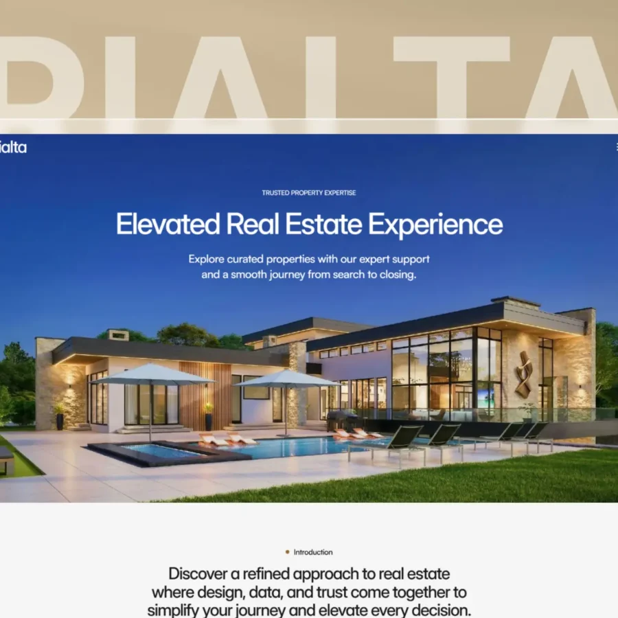 Rialta — Premium Realtor Website Template — Muhammad Abubakar Framer Template