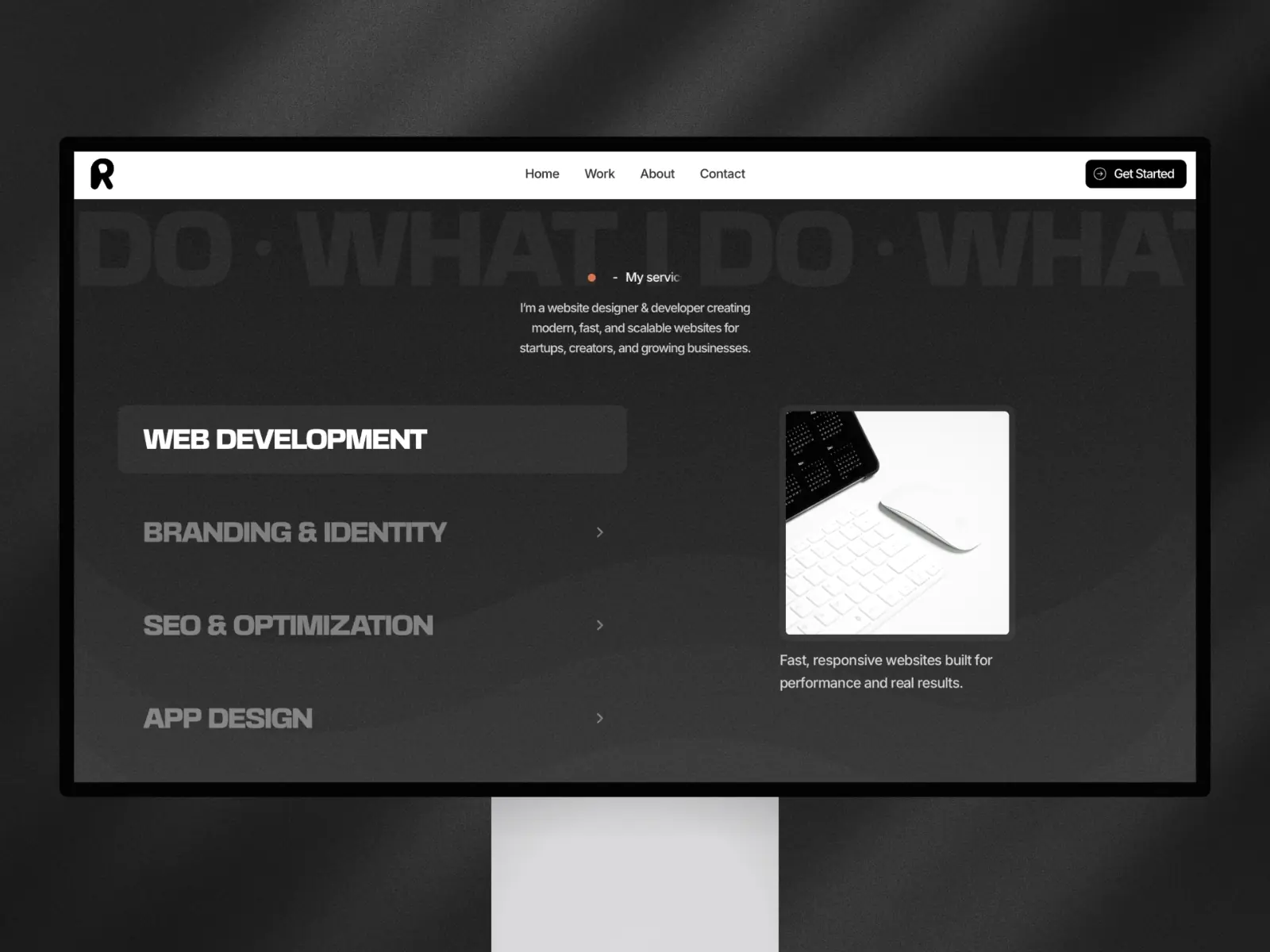 Rilo — A modern portfolio for designers &