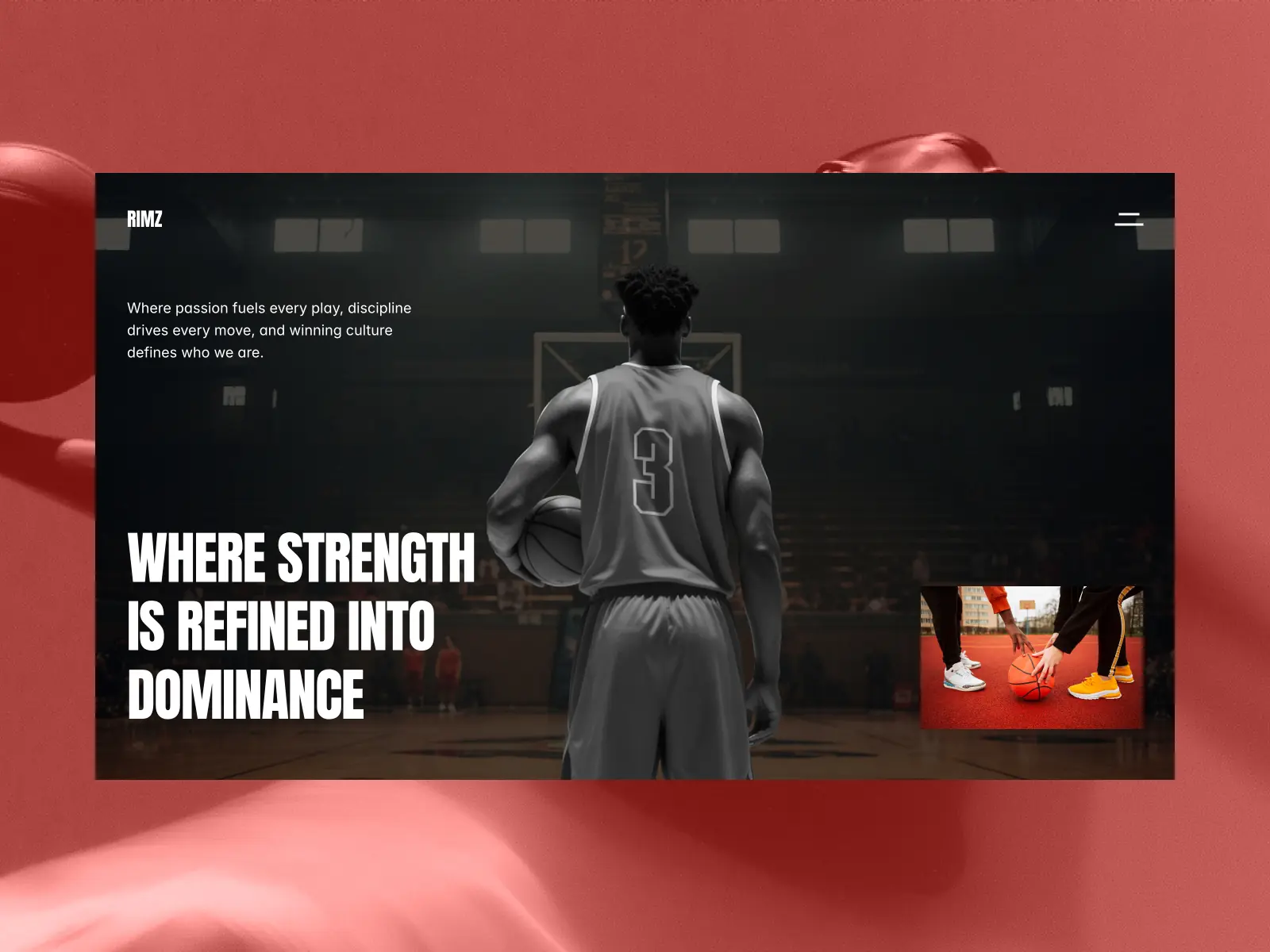 RIMZ — Elite Basketball Club Template — DiverseKit Framer Template