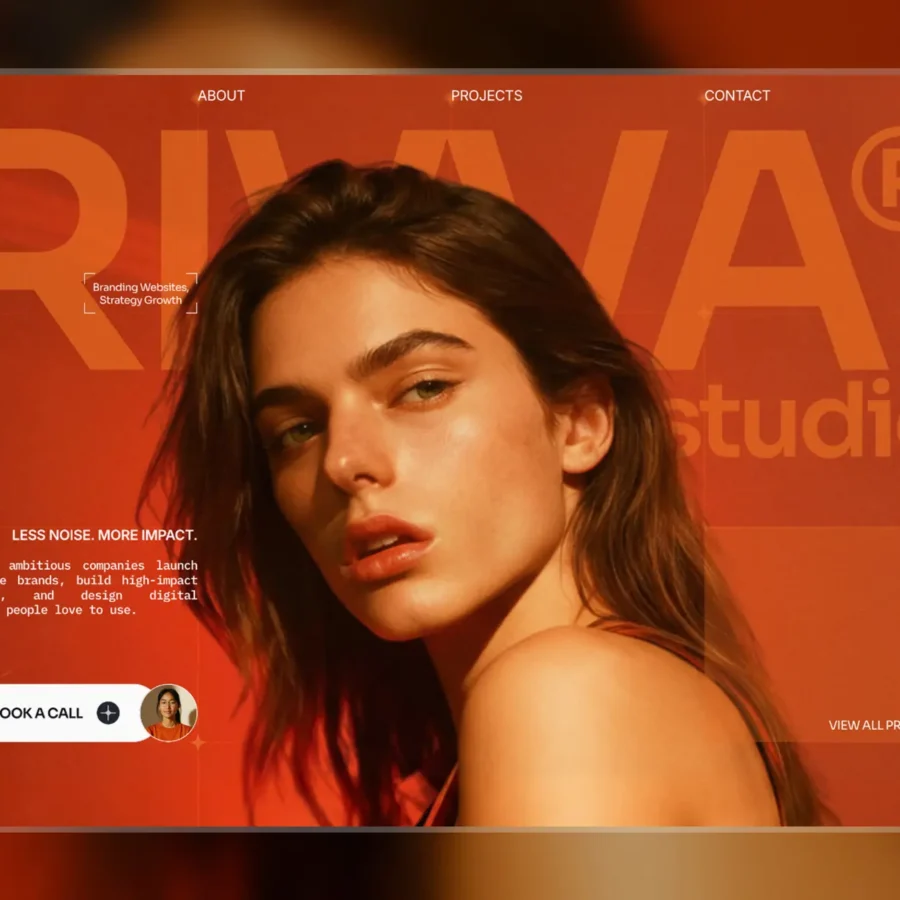Riwa — Premium Portfolio Template — Yuliia Tsyhanenko Framer Template