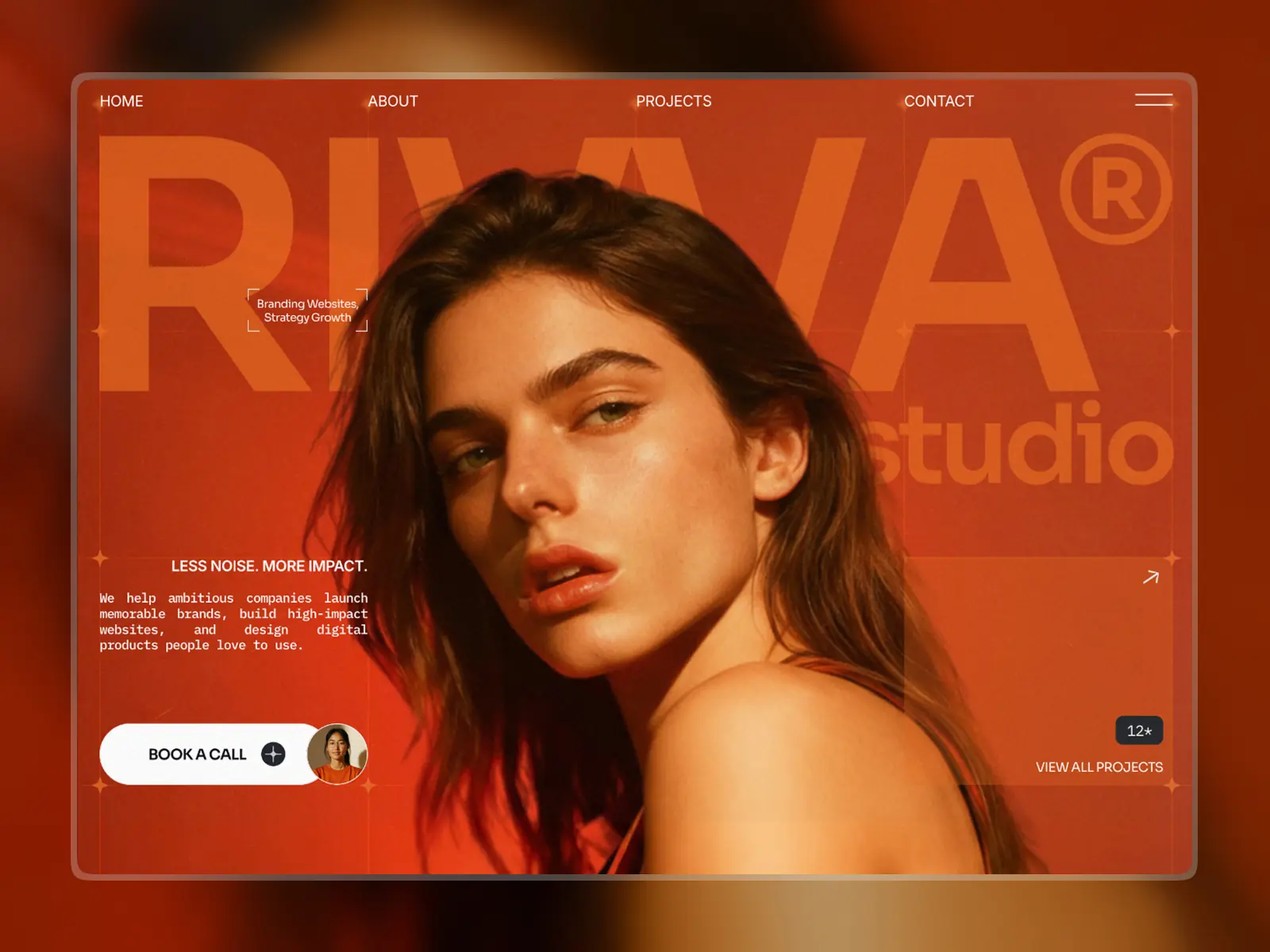 Riwa — Premium Portfolio Template — Yuliia Tsyhanenko Framer Template