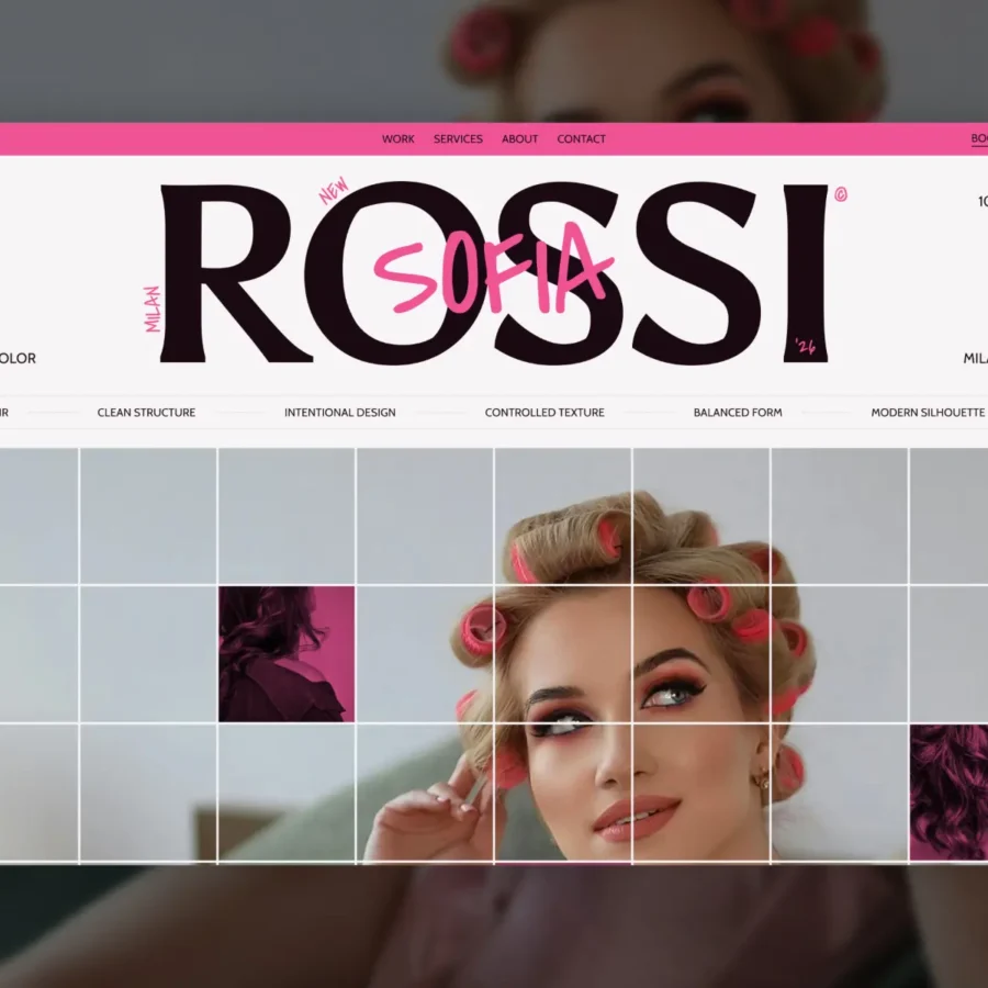 Rossi — Hairstylist Website — NutsDev Framer Template