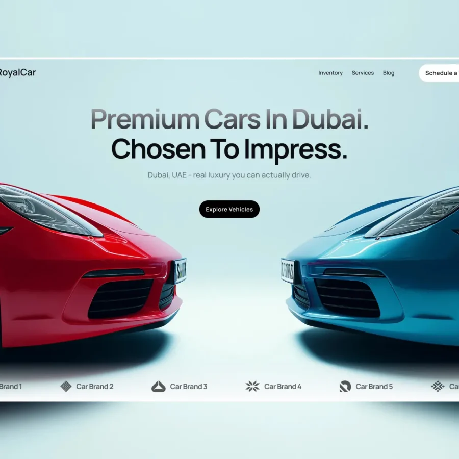 RoyalCar — A premium Car Dealer template — Matthias Ölschlegel Framer Template