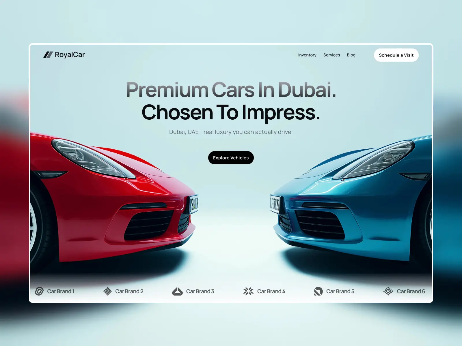 RoyalCar — A premium Car Dealer template — Matthias Ölschlegel Framer Template