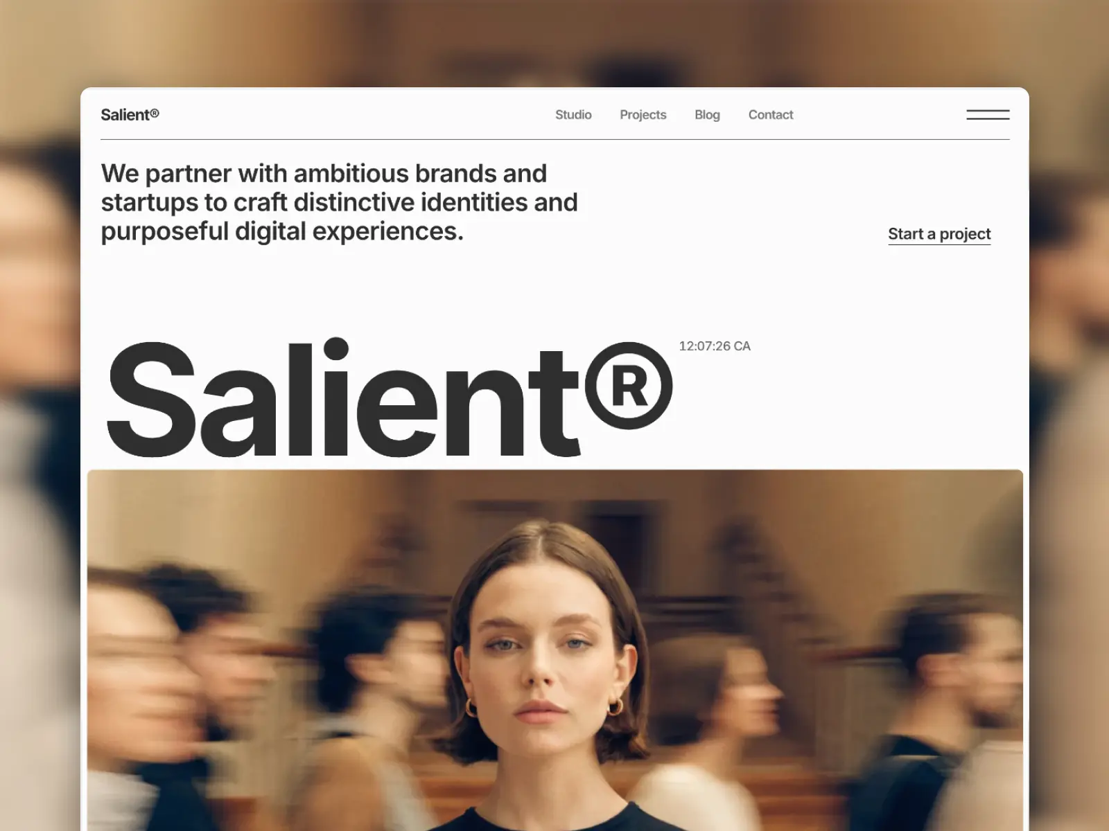 Salient — Creative Studio & Agency Template — Soyeb Framer Template