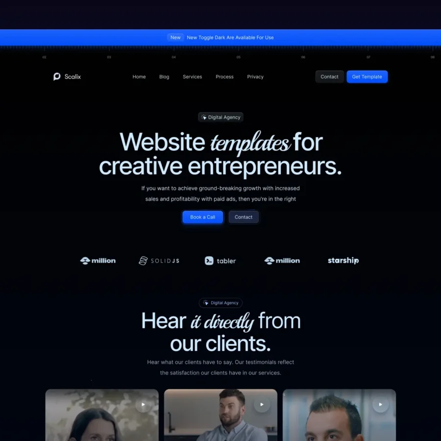 Scalix — AI Agency & Landing Page — Alireza Sinaei Framer Template