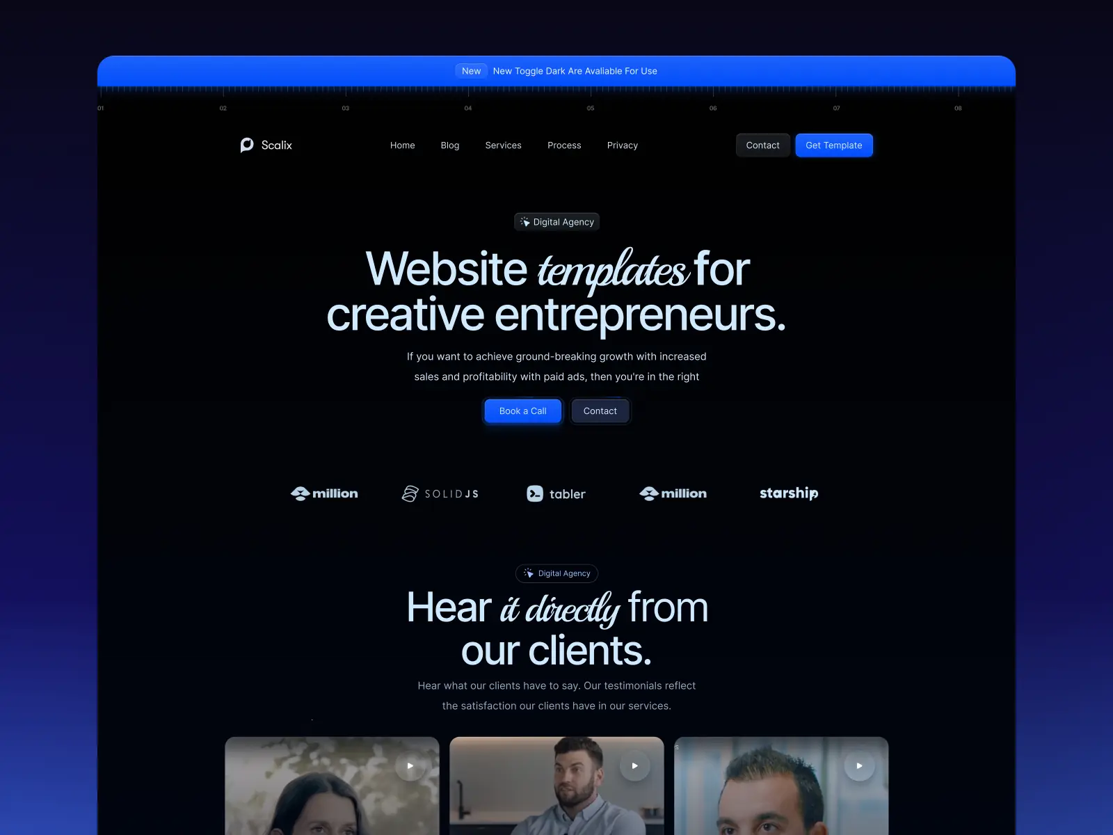 Scalix — AI Agency & Landing Page — Alireza Sinaei Framer Template