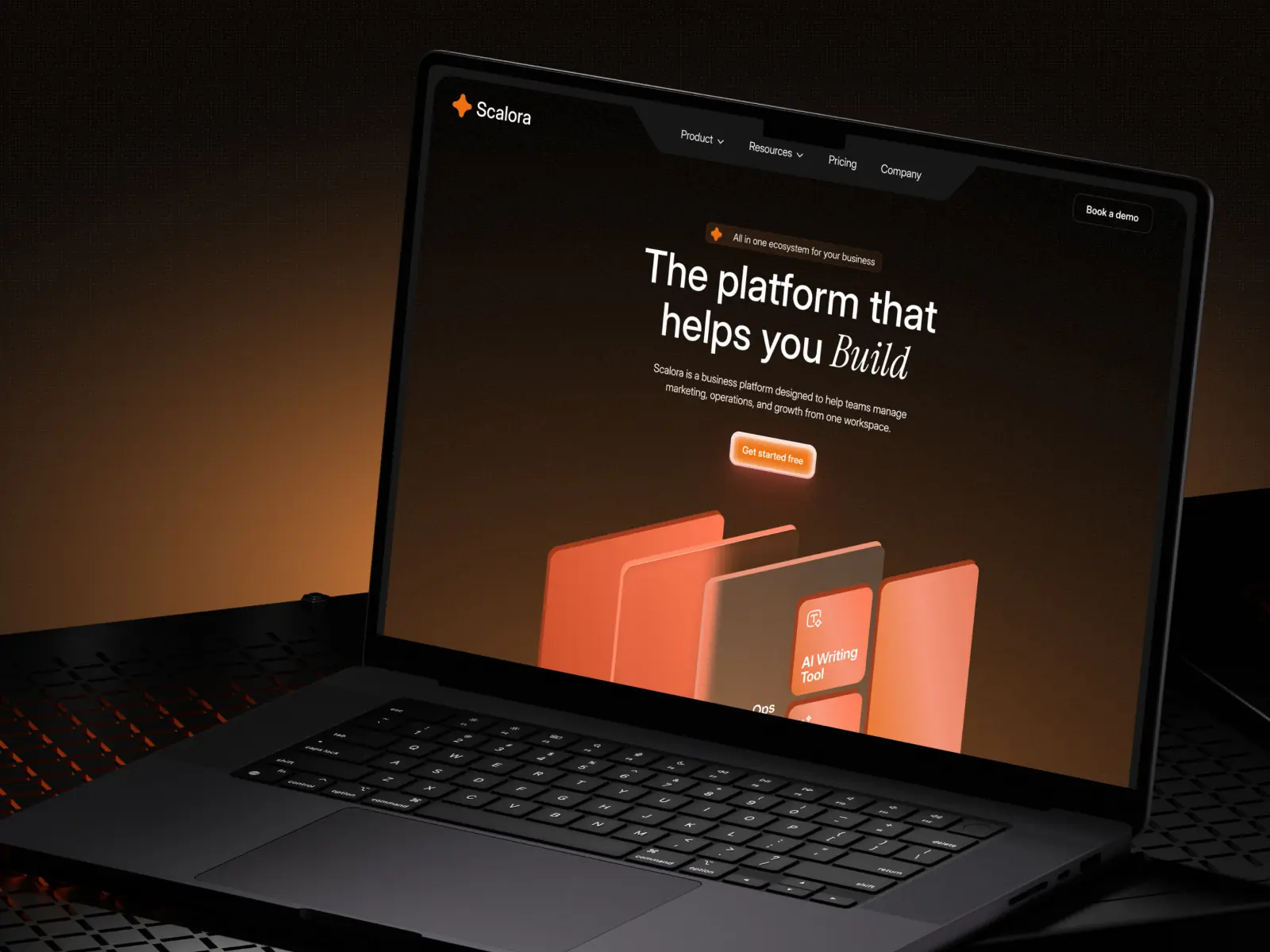 Scalora — AI Marketing Automation SaaS Site — Grabui Library Framer Template