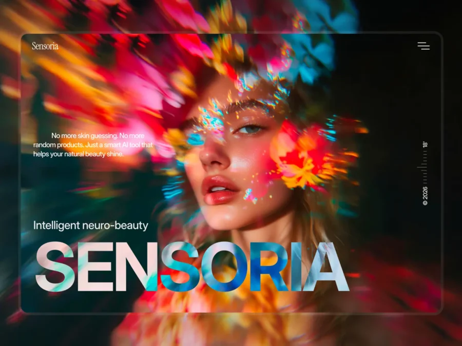 Sensoria — Biometric Skin Analysis System — Liana Tudakova Framer Template