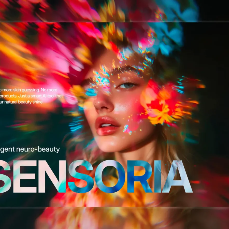 Sensoria — Biometric Skin Analysis System — Liana Tudakova Framer Template