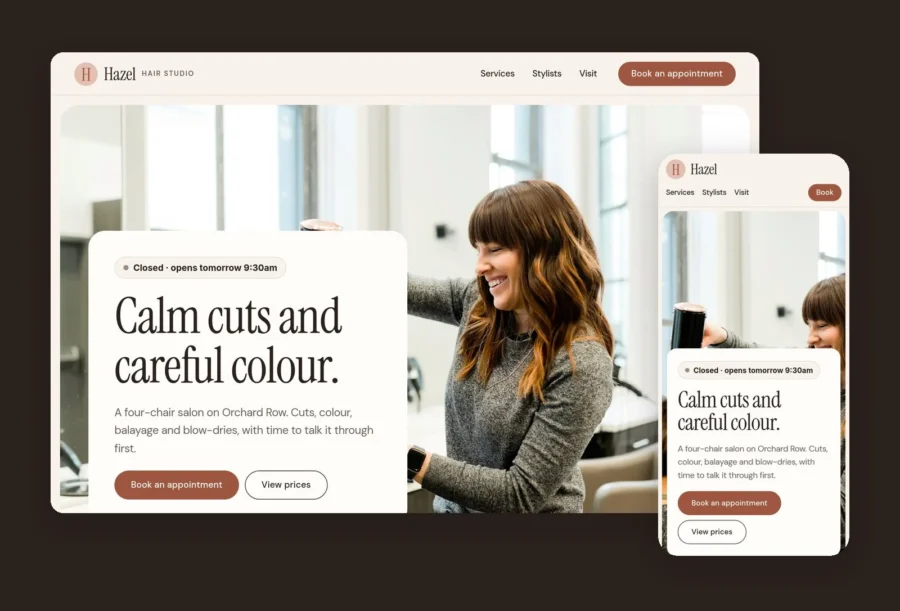 Shear — Yehor Vermiyenko Framer Template
