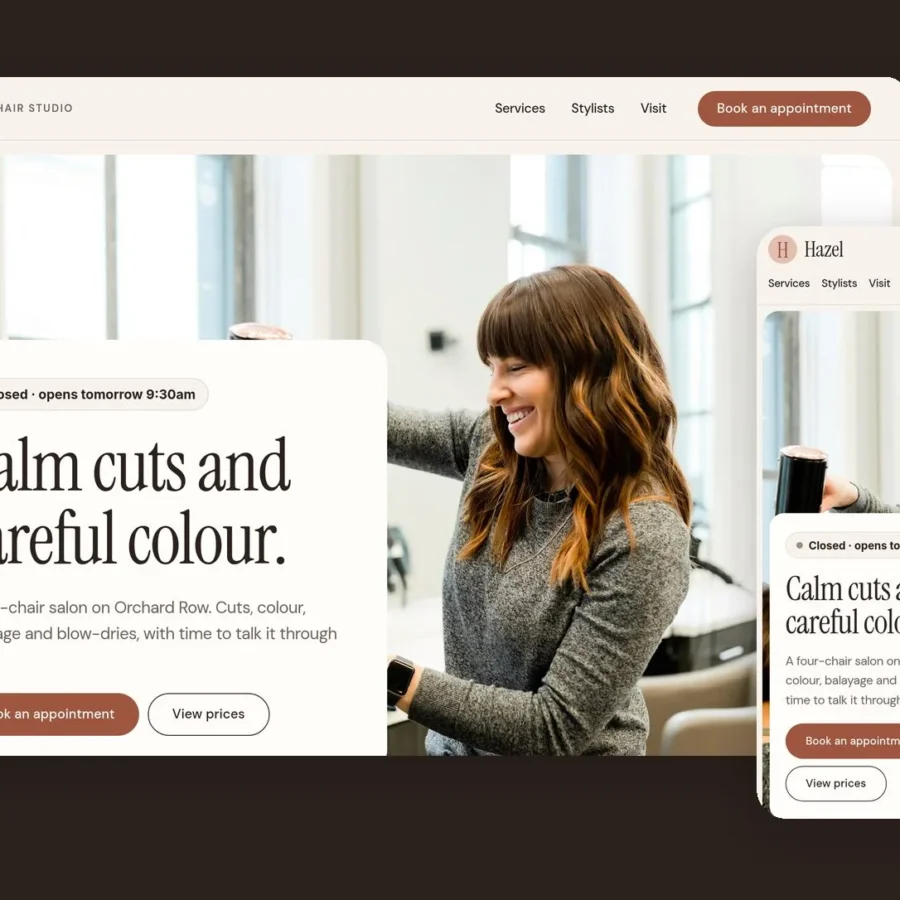 Shear — Yehor Vermiyenko Framer Template
