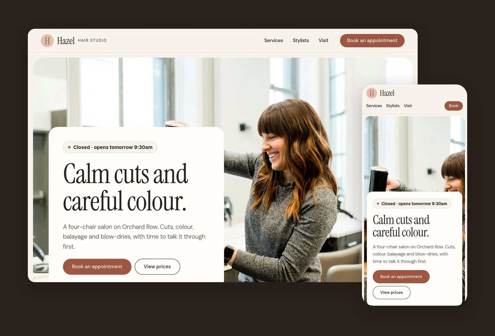 Shear — Yehor Vermiyenko Framer Template