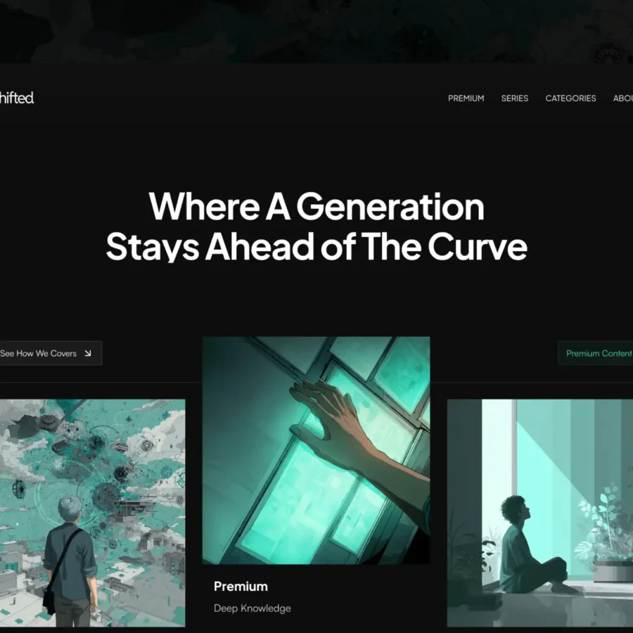Shifted — Premium Blog Editorial Template — Josias Rufus Framer Template