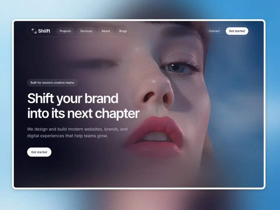 Shiift — Digital Agency Portfolio Template — FramerStation Framer Template