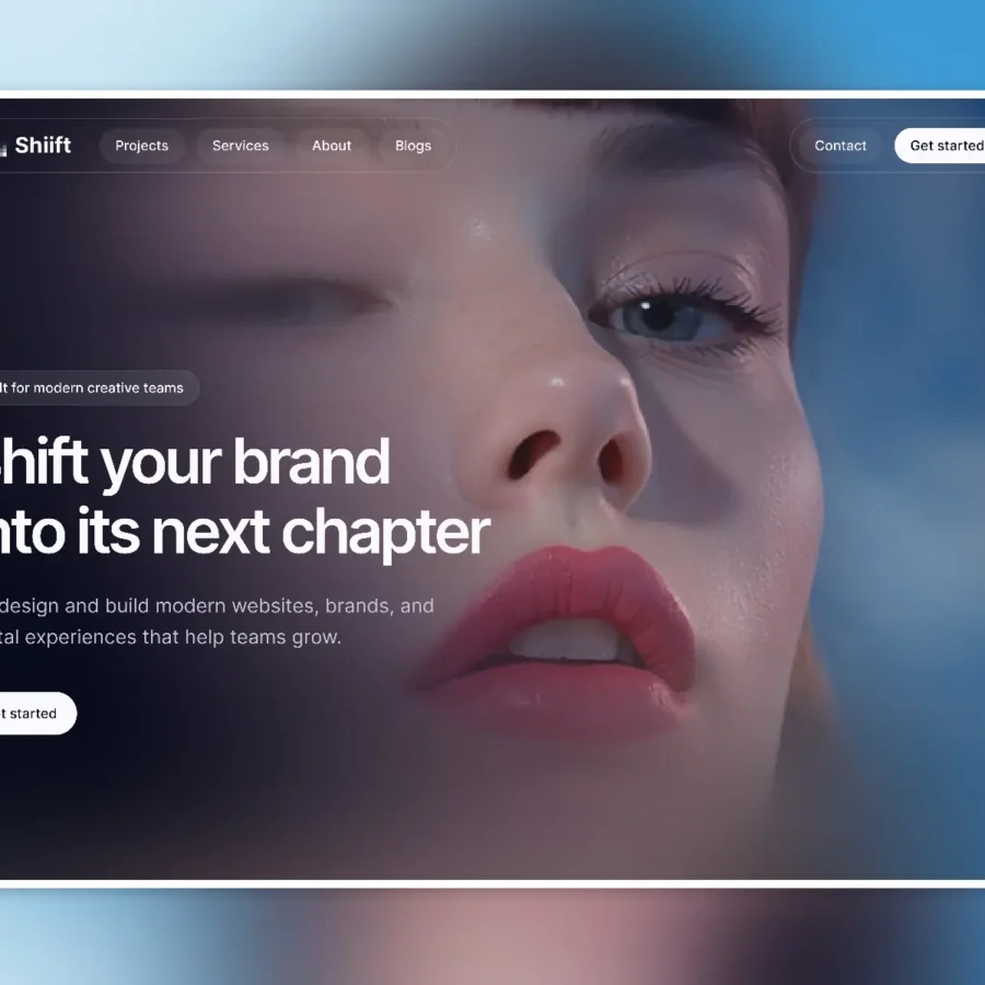 Shiift — Digital Agency Portfolio Template — FramerStation Framer Template