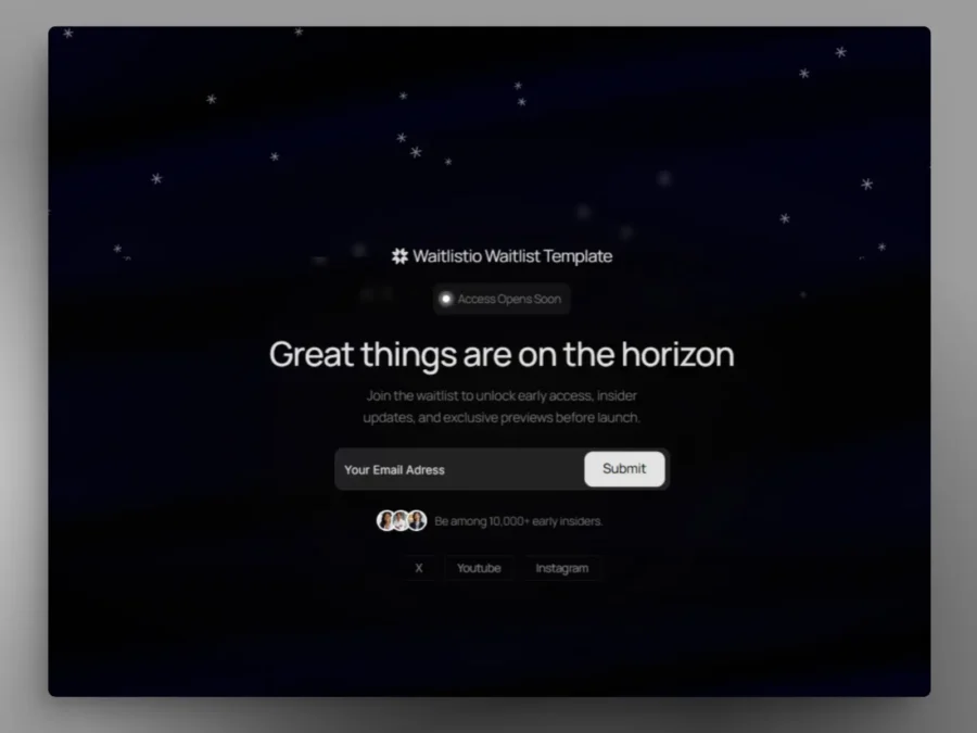 Signuplist — Waitlist Framer Template — Emayne Design Framer Template
