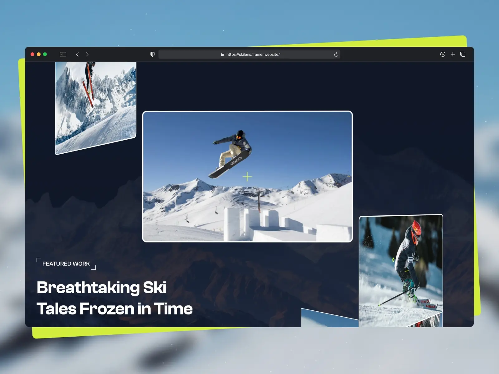 SkiLens — Sports Photography Template