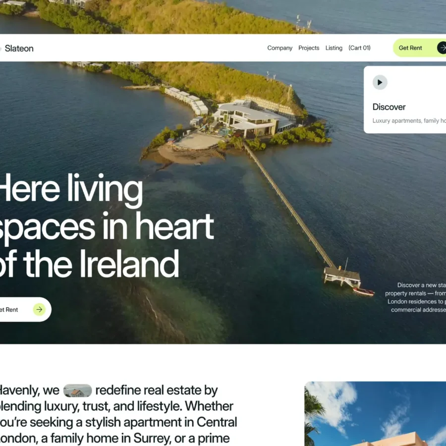 Slateon — Real Estate Framer Template — Waida Studio Framer Template